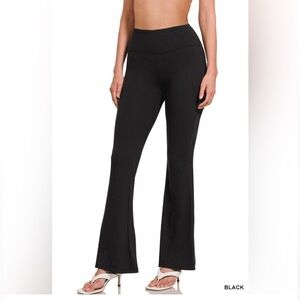 Zenna BUTTERFLY SOFT Flare Leggings High Waist Yoga Pant